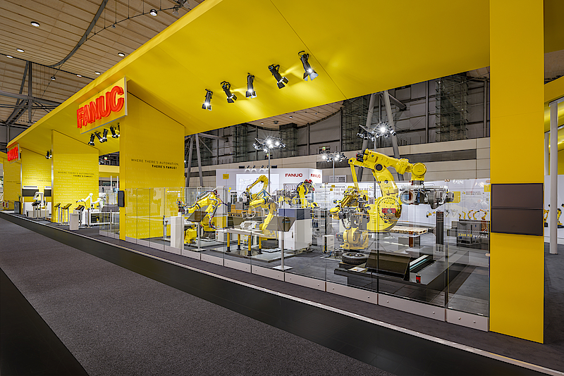 <span style="color:#c00000">Technical challenge</span><br /> at a high level FANUC at EMO Hannover